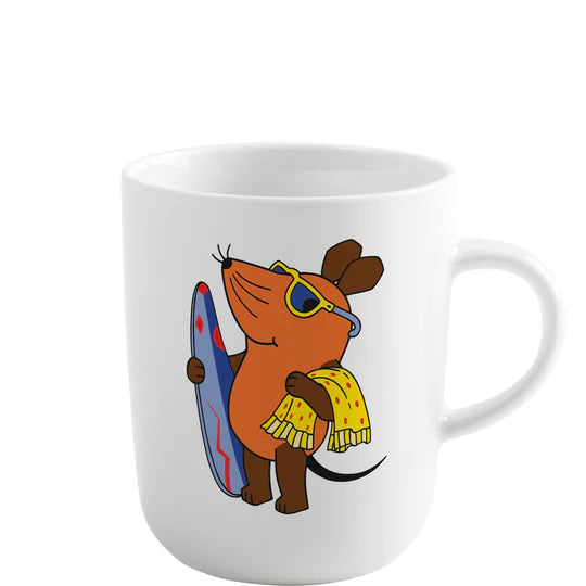 DieMaus Tasse 0,35l Maus am Strand