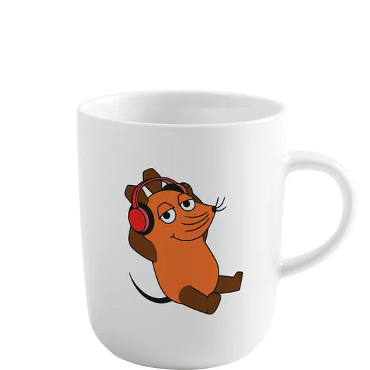 DieMaus Tasse 0,35l Maus mit Kopfhörern