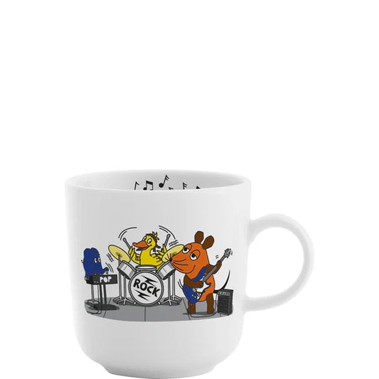 DieMaus Tasse 0,3l – Rock mit Maus, Elefant und Ente