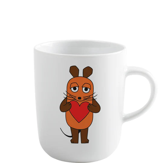 DieMaus Tasse 0,35l Maus mit Herz