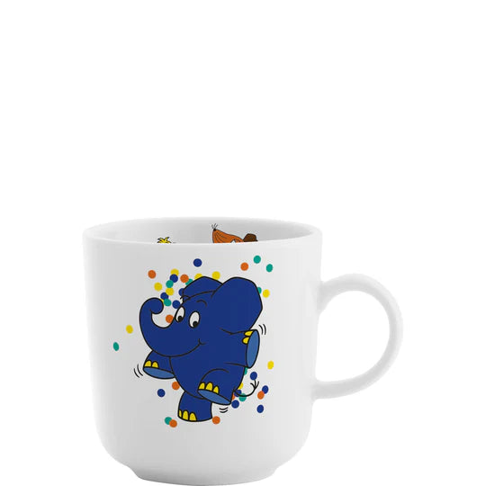 DieMaus Tasse 0,3l – Konfetti-Spaß mit dem Elefanten