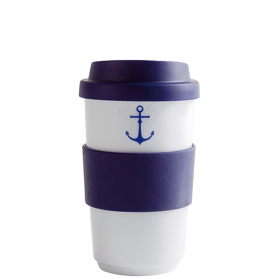Ahoi Marie Becher 0,40 l + Trinkdeckel Ankerwelt