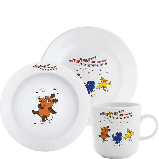 Bunte Laune am Tisch: Das Konfetti-Kindergeschirr