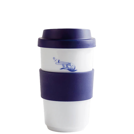 Ahoi Marie Becher 0,40 l + Trinkdeckel Kleine Elbmusik