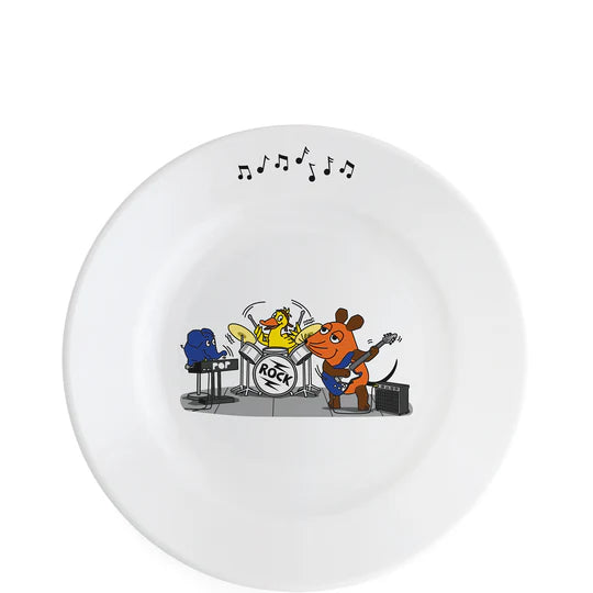 DieMaus Kinderteller Ø 20,5 cm – Maus-Band on Stage