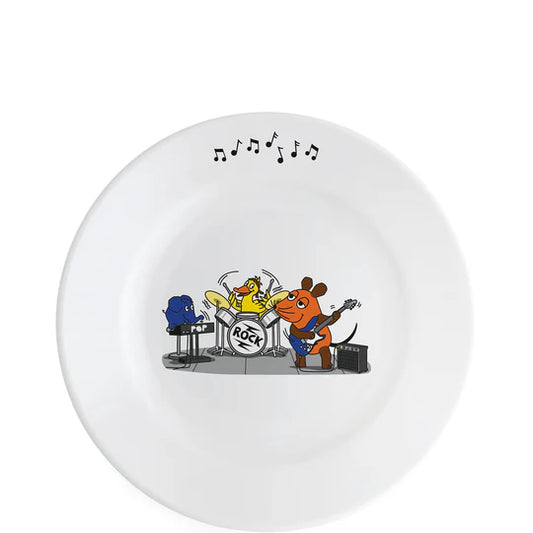DieMaus Kinderteller Ø 20,5 cm – Maus-Band on Stage